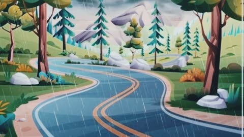 Cartoon free animated background