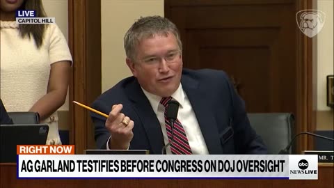 Thomas Massie Shuts Down Merrick Garland on J6