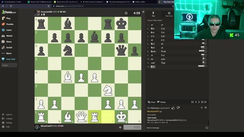 Giving new followers Bitcoin Cash & playing Chess