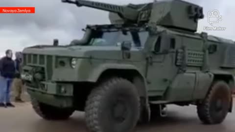 Russian Typhoon VDV MRAP with 30mm combat module spotted in Kherson