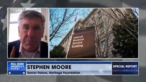 Stephen Moore explains how there's no presumption of innocence when dealing with the IRS