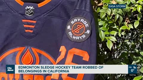 Edmonton sledge hockey team gear stolen in California