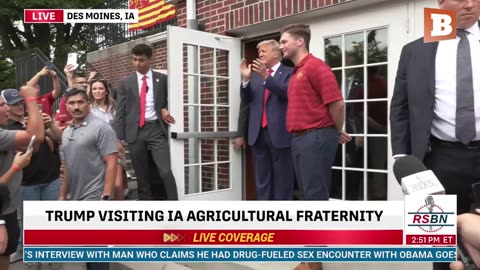 LIVE: Donald Trump Attends Iowa-Iowa State College Football Game...