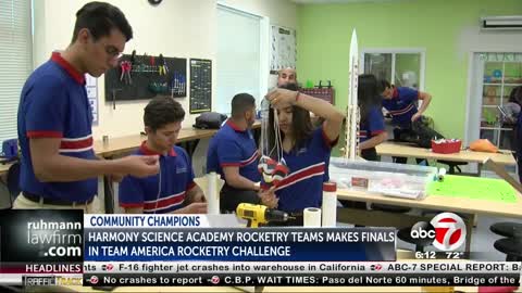 Harmony Science Academy-El Paso rocketry teams named 'Good Morning, El Paso' Community Champions