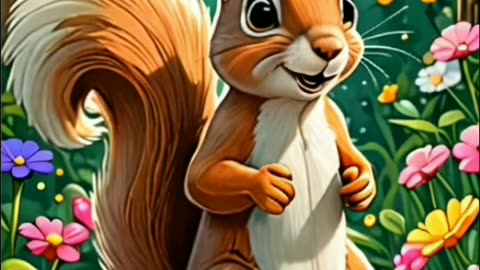 The Fantasy story of Nutty The squirrel | kids story #squirrel #storytelling #story