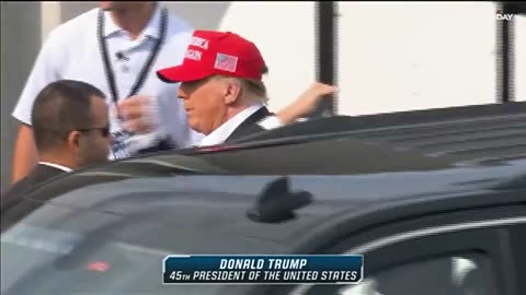 Donald Trump at the Coca-Cola 600