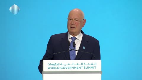 Klaus Schwab At The World Government Summit 2023