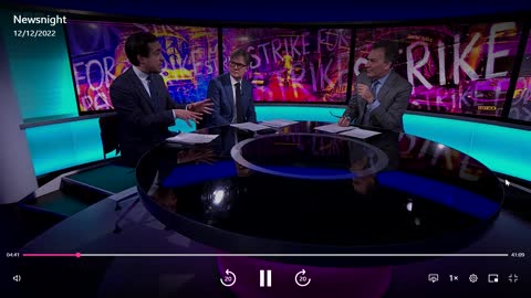 BBC Newsnight 12 December 2022