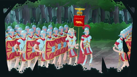 Romans Teutoburg Forest After Effects Animation