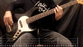 Three Days Grace - Get Out Alive Bass Cover (Tabs)