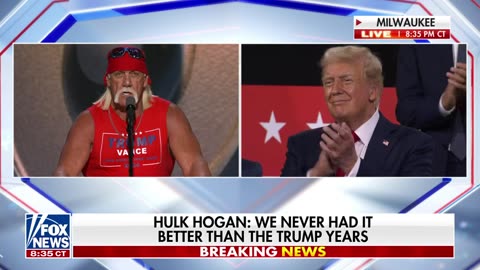 ‘TRUMPAMANIA’: Hulk Hogan sends RNC crowd wild with fiery speech