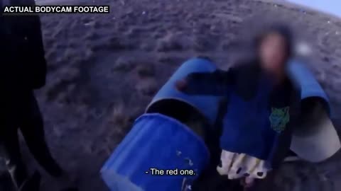Bodycam Footage Of Missing Children Hiding In Barrels To Avoid Capture