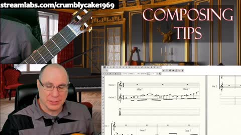 Composing for Classical Guitar Daily Tips: Transition from Pattern to Pattern in TWO Frets Part 3