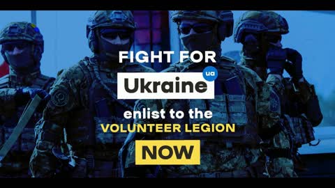 Ukraine Join the fight and bring a gun a helmet and body armor, hohoho