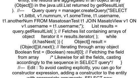 JPA native query join returns object but dereference throws class cast exception