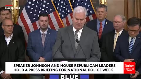 BREAKING NEWS- Speaker Johnson And House GOP Leaders Condemn Biden's Record On Policing And Crime