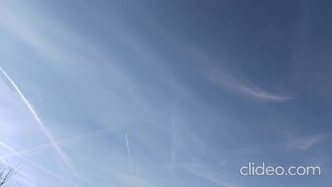 #2024-01-28 13:54 PM - #Beautiful #Skies+#Clouds+#Trails of #Sint-#Lievens-#Houtem - #Belgium
