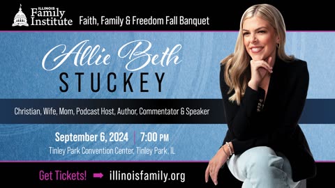 Allie Beth Stuckey at IFI Banquet on Sept. 6th!