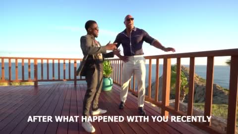 KEVIN HART AND THE ROCK TRYING TO SOUND BRITISH!! SOO HILARIOUS!!