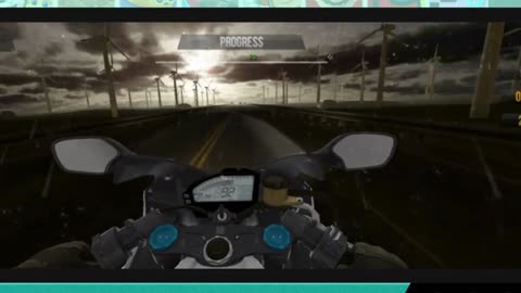 Moto road game play