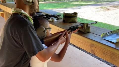 Like Father Like Son, He likes lever guns