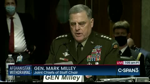 General Milley: Protecting Americans from terrorist attacks from Afghanistan "will be much harder now"