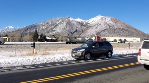 More and more Truckers pass through Arizona Flagstaff towards DC