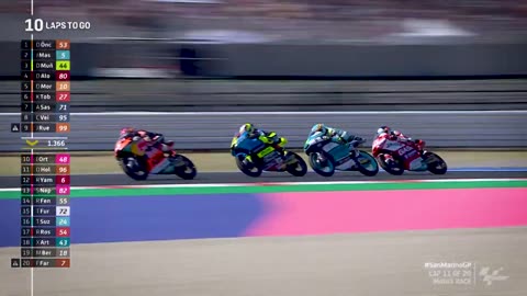 Top 5 Moto3™ Moments 🤏 | 2023 #SanMarinoGP