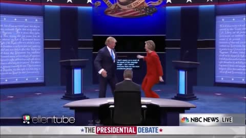 MUST WATCH : Hillary vs Trump - Dancing Debate on Ellen