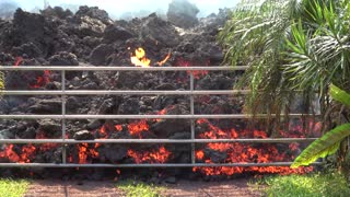 Lava Destroying Everything in Its Path