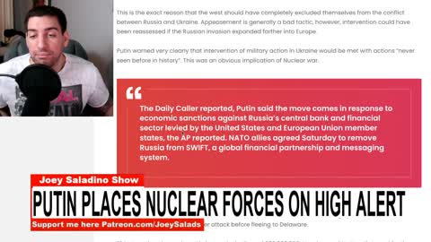 Putin Places Nuclear FORCES on HIGH ALERT