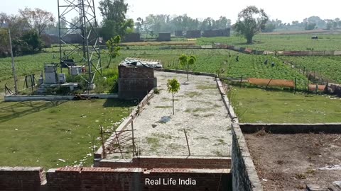 Poor Women's Hut In A Village In Uttar Pradesh {} Real Life India UP Village {} Up Rural Life