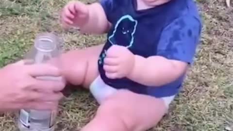 Funny Baby Videos playing # Short