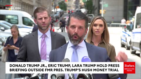 Three Trumps React To Robert De Niro & Biden Campaign Press Briefing