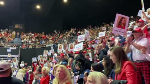 Trump Crowd ERUPTS As He Speaks On Laken Riley, Her Killer & Biden's Apology