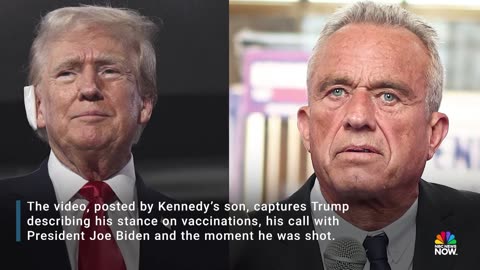 Video shows Robert Kennedy Jr. on the phone with Trump one day after rally shooting