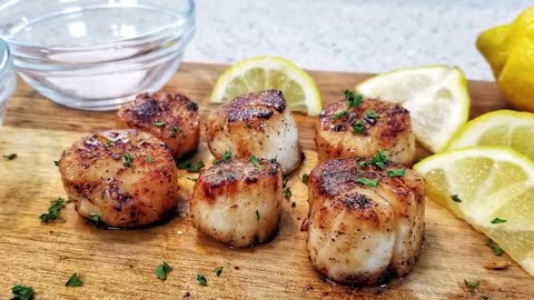 Scallops | Butter Garlic Scallops Recipe | Seafood