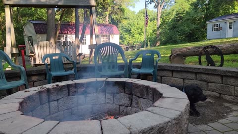 Glamping Clear Spring Maryland 3 Cabin Campground Campfire