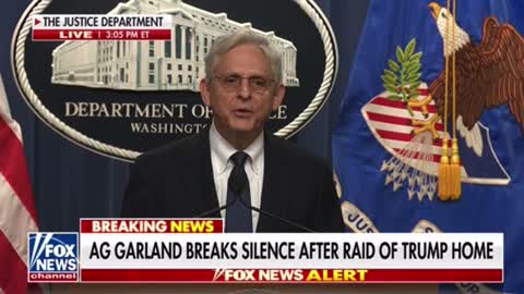 Attorney General Merrick Garland confesses he approved the FBI raid of Trump’s private residence