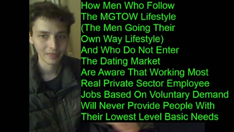 How Men Who Follow The MGTOW Lifestyle Are Aware That Most Jobs Will Never Provide Basic Needs