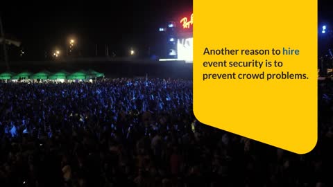 Why Do We Need Security at an Event?