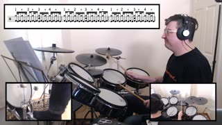 Playing the drum groove from "Bleed" by Meshuggah. Can I play it up to speed?