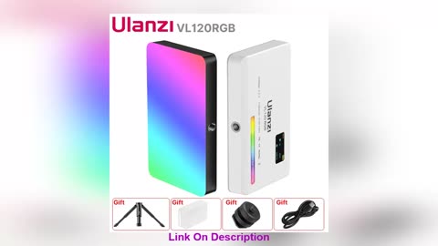 Best Seller Ulanzi VL120 RGB Compact Video Light with D