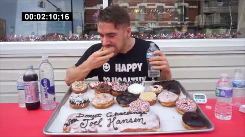 MASSIVE DONUT CHALLENGE (10000 CALORIES) In Chicago Illinois ! Man Vs Food