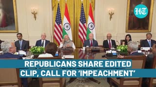 PM Modi Bursts Into Laughter After Biden's ‘Sold State Secrets’ Joke; Republicans Demand Impeachment