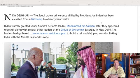 Biden almost "french kissed" Saudi Arabia's Mohammed bin Salman at G20. US lost face, unfortunately.