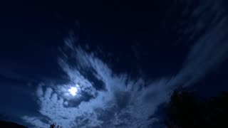 Night Lapse of the Moon