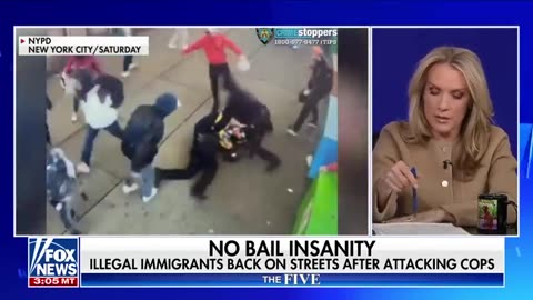 ‘The Five’ reacts to ‘shocking’ video of migrants beating NYPD officers