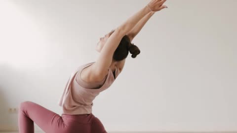 Woman Practicing Yoga