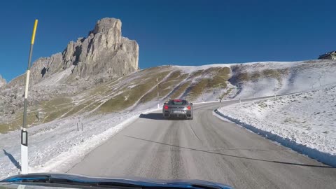 Ferrari Powerslides in the Dolomites